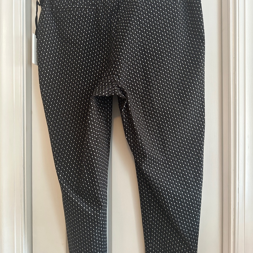 Jasmine & Juliana Black and White Patterned Pants